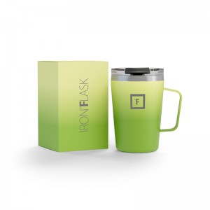 Iron Flask 12 Oz Grip Coffee Mugs Light Green | 936CYNAIR