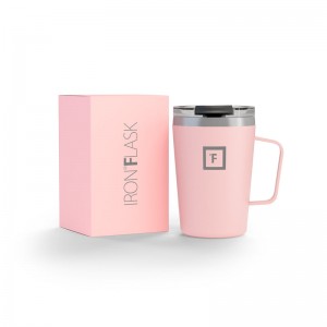 Iron Flask 12 Oz Grip Coffee Mugs Rose | 475OKPUSG