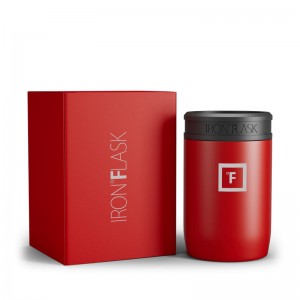 Iron Flask 12 Oz Standard Can Cooler Red | 453BDVGFK