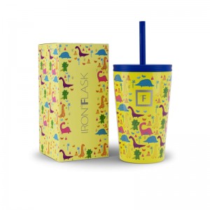 Iron Flask 12 Oz Tumblers Kids Water Bottle Dino Mates | 980HZGWCR