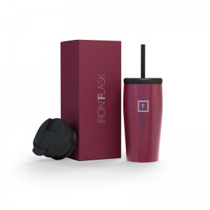 Iron Flask 16 Oz Nomad Tumbler Burgundy | 402RNGPZH