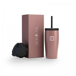 Iron Flask 16 Oz Nomad Tumbler Rose Gold | 430DOVULB