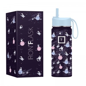 Iron Flask 18 Oz Kids Water Bottle Space Heroes | 913SXOZFC