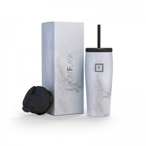 Iron Flask 20 Oz Nomad Tumbler Carrara Marble | 678QOPHCM
