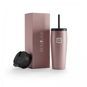 Iron Flask 20 Oz Nomad Tumbler Rose Gold | 507DZNCMW