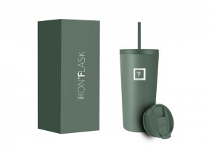 Iron Flask 24 Oz Classic 2.0 Tumbler Olive | 987YZIWPS