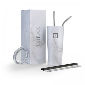 Iron Flask 24 Oz Classic Tumbler Carrara Marble | 489UVMJTC