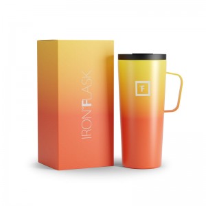 Iron Flask 24 Oz Grip Coffee 2.0 Mugs Fire | 835CFTUOZ