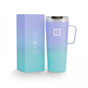Iron Flask 24 Oz Grip Coffee Mugs Cotton Candy | 549QMPRGW