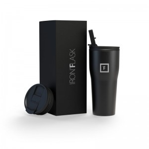 Iron Flask 24 Oz Rover 2.0 Tumbler Black | 105ZFRGUL