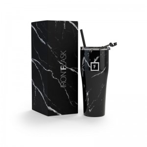 Iron Flask 24 Oz Rover Tumbler Black | 690QRGFWN