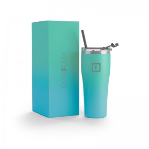 Iron Flask 24 Oz Rover Tumbler Blue | 357ZDIQSF