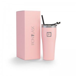 Iron Flask 24 Oz Rover Tumbler Rose | 079FUHYTA