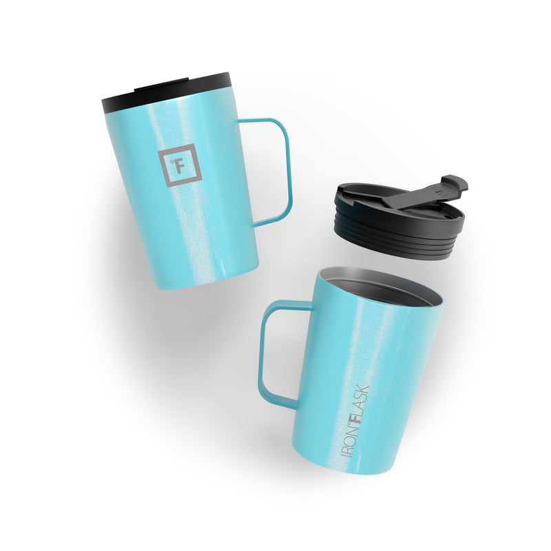 Iron Flask 12 Oz Grip Coffee 2.0 Mugs Arctic Glow | 546ZSHPQJ