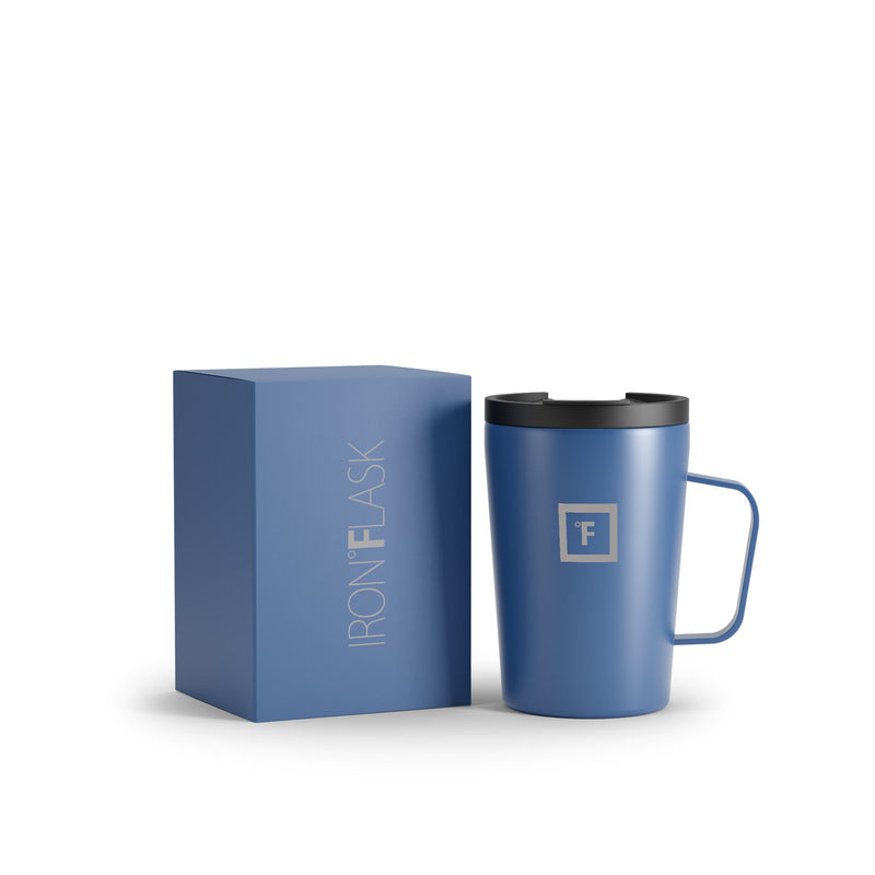 Iron Flask 12 Oz Grip Coffee 2.0 Mugs Blue | 350CVQFPY