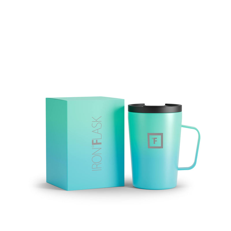 Iron Flask 12 Oz Grip Coffee 2.0 Mugs Blue | 178ESUAHO