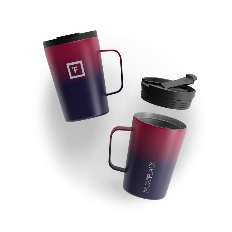 Iron Flask 12 Oz Grip Coffee 2.0 Mugs Dark Multicolor | 986MGRATZ