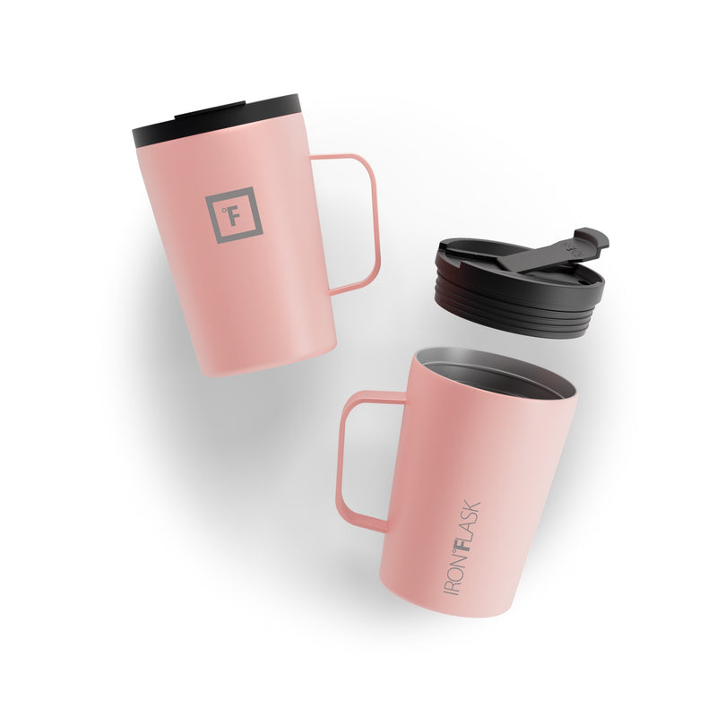Iron Flask 12 Oz Grip Coffee 2.0 Mugs Rose | 531DVRIJN