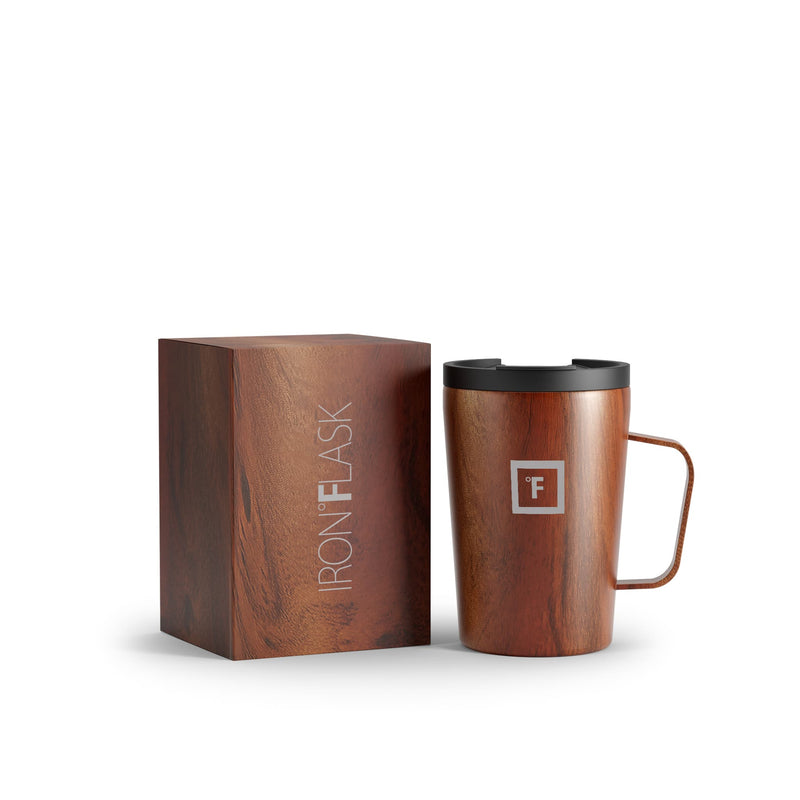 Iron Flask 12 Oz Grip Coffee 2.0 Mugs Timber | 465YUMIFV