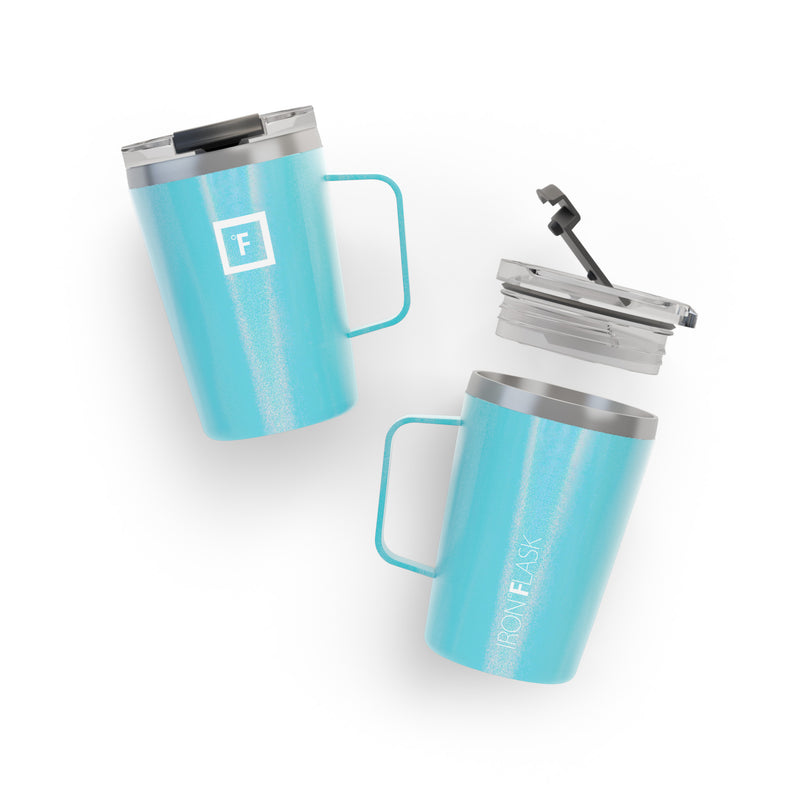 Iron Flask 12 Oz Grip Coffee Mugs Arctic Glow | 261KEDTQX