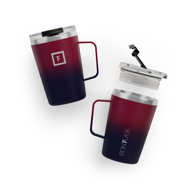 Iron Flask 12 Oz Grip Coffee Mugs Dark Multicolor | 485EVKAJY