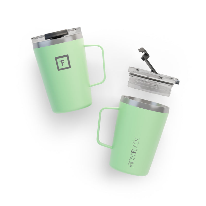 Iron Flask 12 Oz Grip Coffee Mugs Mint | 795VNSRUD