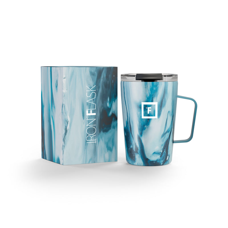 Iron Flask 12 Oz Grip Coffee Mugs Ocean | 784ILSPEY