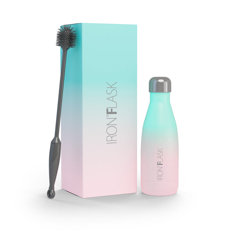 Iron Flask 12 Oz Retro Water Bottle Bubble Gum | 978MZJFKC