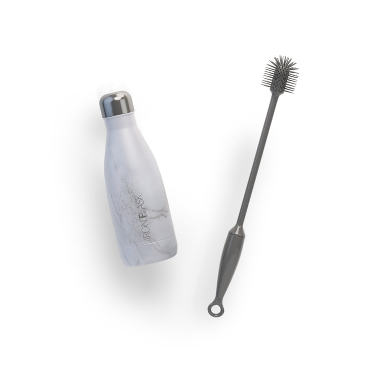 Iron Flask 12 Oz Retro Water Bottle Carrara Marble | 378AXPVMZ