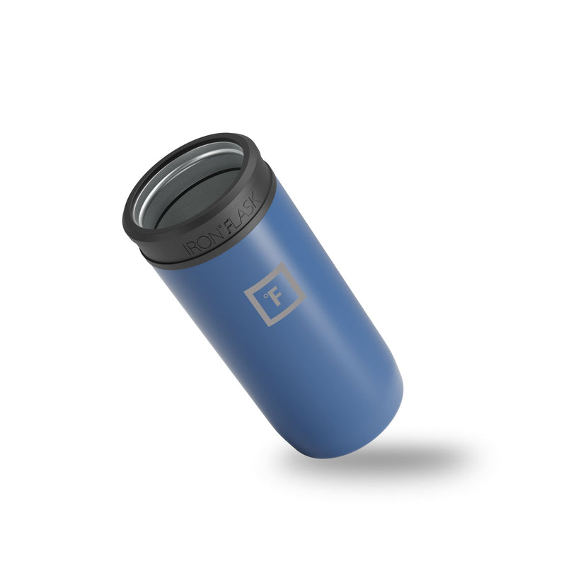 Iron Flask 12 Oz Slim Can Cooler Blue | 594TKJZLM
