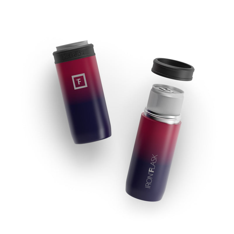 Iron Flask 12 Oz Slim Can Cooler Dark Multicolor | 258NYPCEL