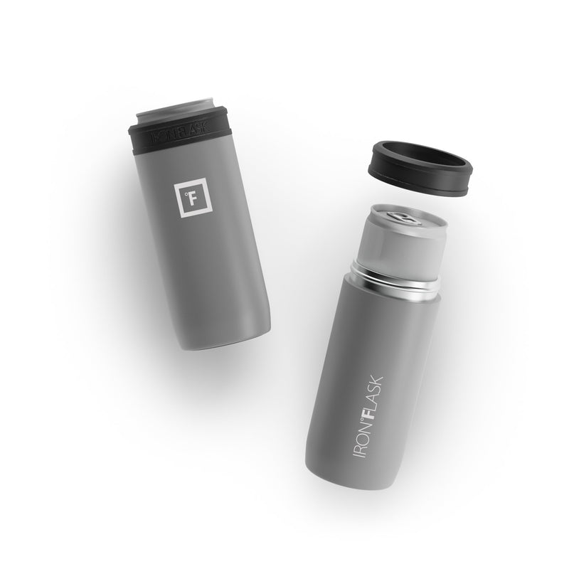 Iron Flask 12 Oz Slim Can Cooler Deep Grey | 280BFKAYP