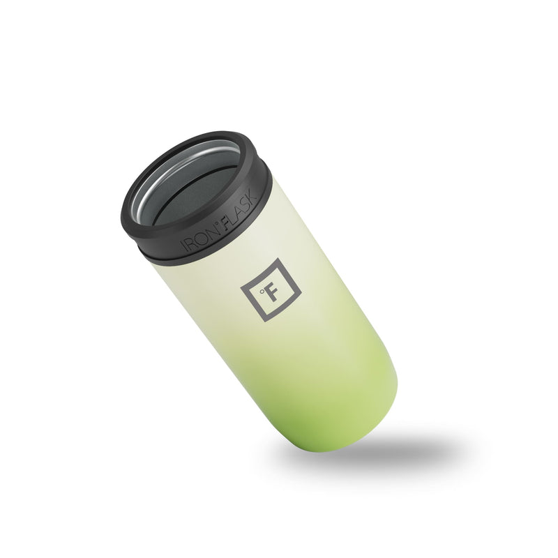 Iron Flask 12 Oz Slim Can Cooler Light Green | 736XLDOBP