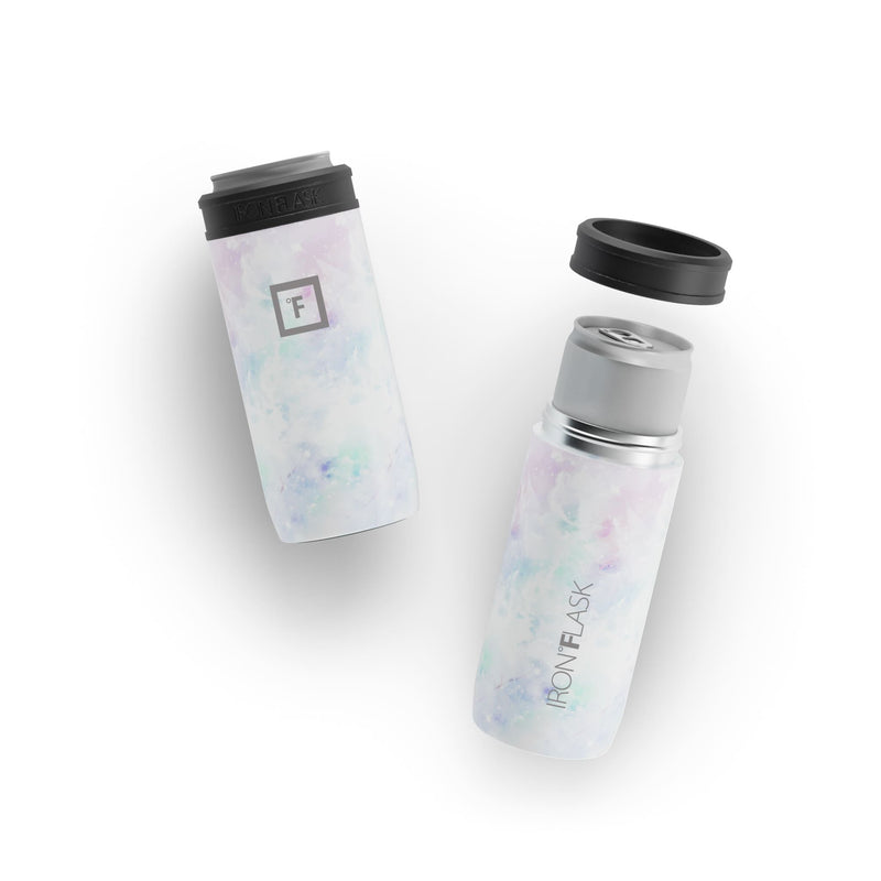 Iron Flask 12 Oz Slim Can Cooler Pearl | 748QWAKJM