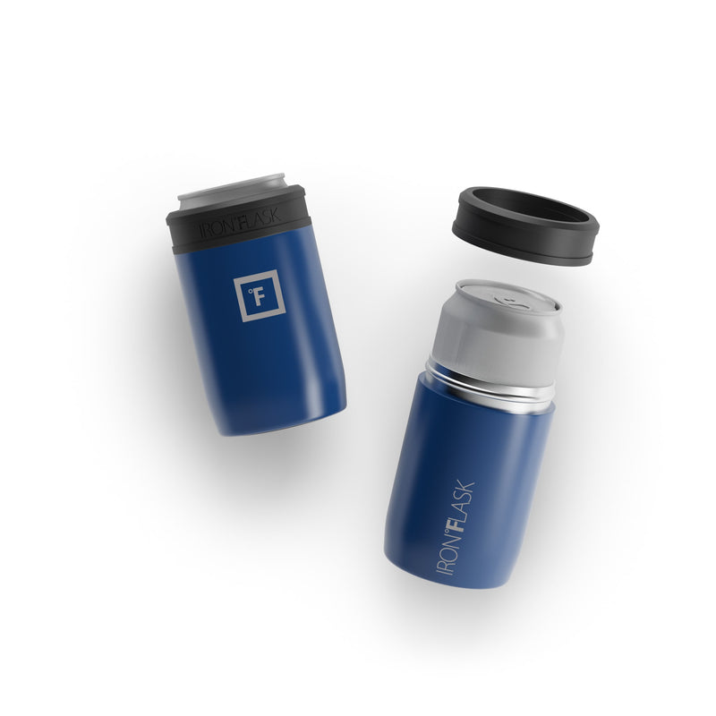 Iron Flask 12 Oz Standard Can Cooler Blue | 376XNTYPJ