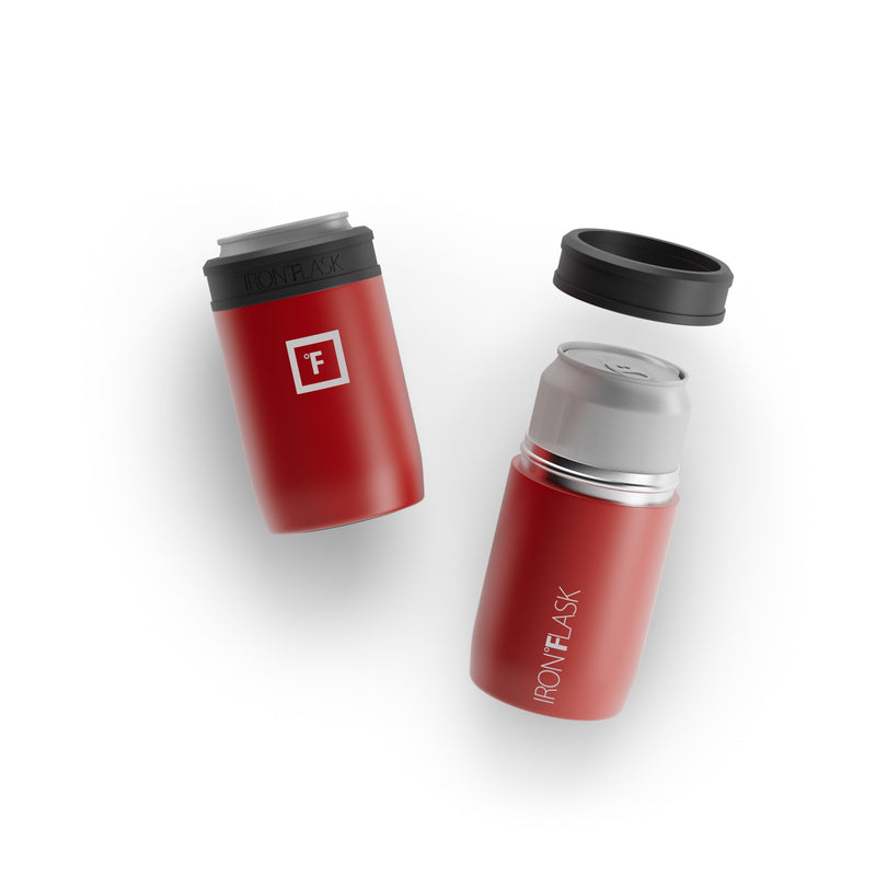 Iron Flask 12 Oz Standard Can Cooler Red | 453BDVGFK