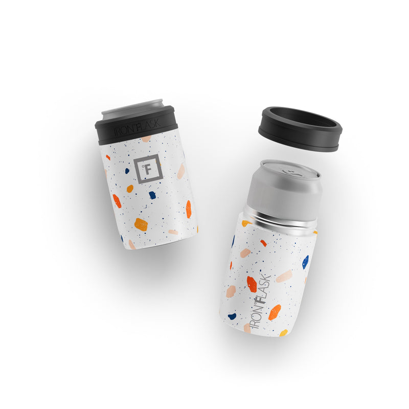 Iron Flask 12 Oz Standard Can Cooler Terrazzo | 253VJNTID