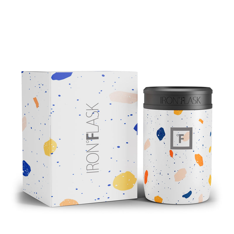 Iron Flask 12 Oz Standard Can Cooler Terrazzo | 253VJNTID