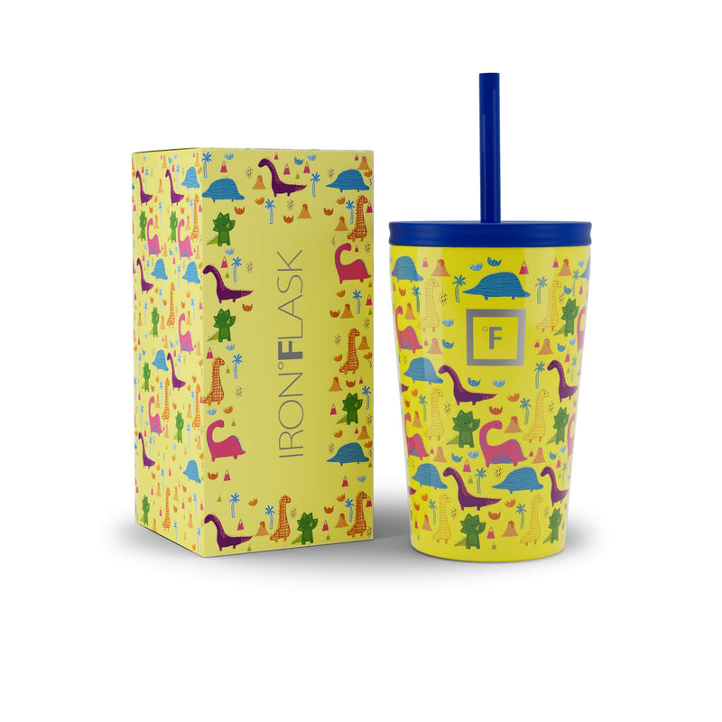 Iron Flask 12 Oz Tumblers Kids Water Bottle Dino Mates | 980HZGWCR