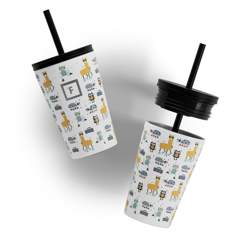 Iron Flask 12 Oz Tumblers Kids Water Bottle Party Town | 630KFQOMX