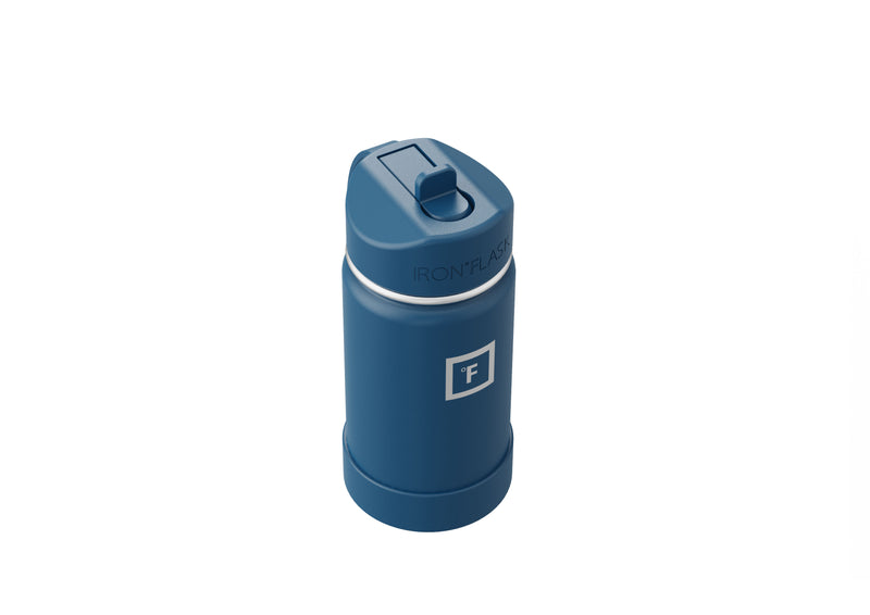 Iron Flask 14 Oz Kids Water Bottle Blue | 971FHRCLB