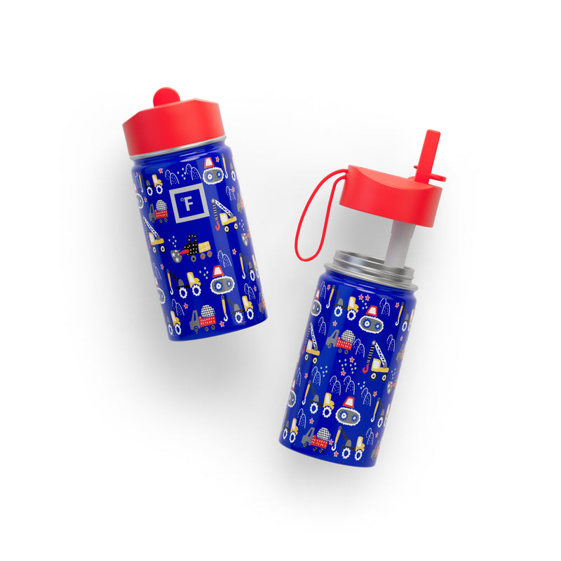 Iron Flask 14 Oz Kids Water Bottle Construction Zone | 425CQPVFL