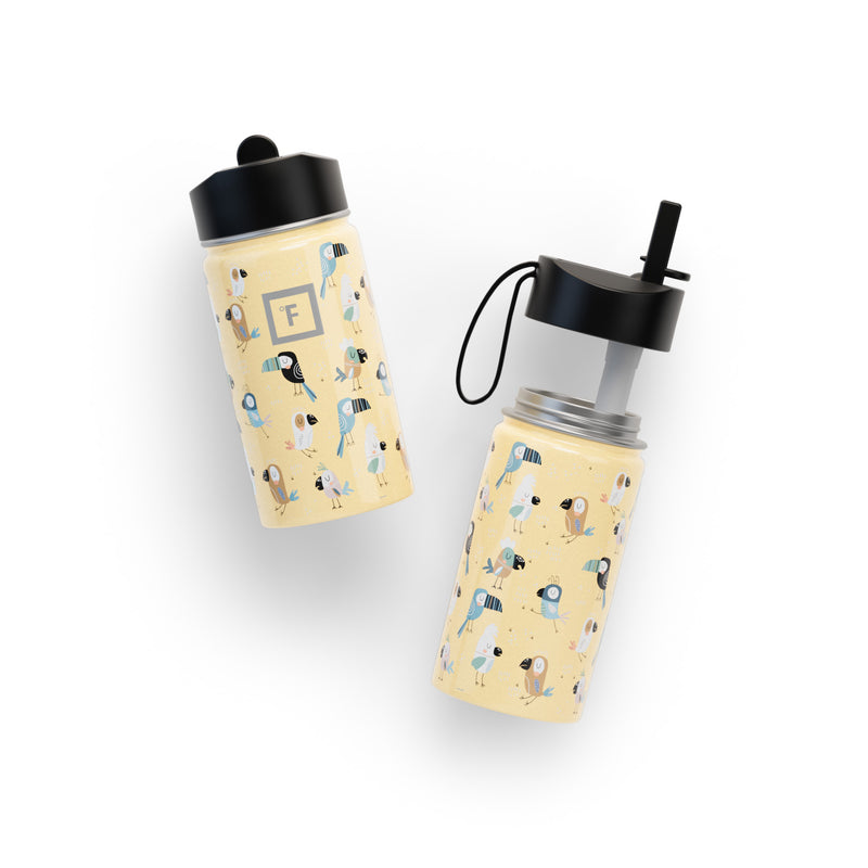 Iron Flask 14 Oz Kids Water Bottle Lucky Parrots | 579RMVNAF