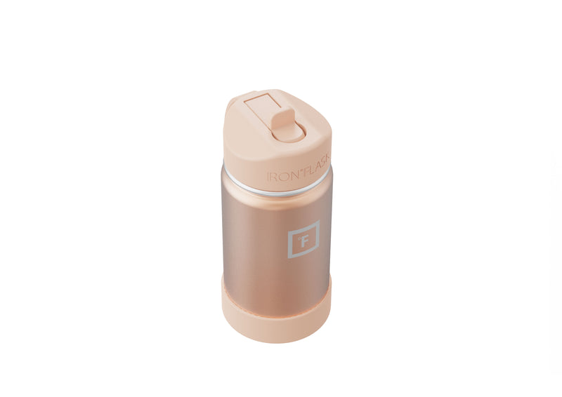 Iron Flask 14 Oz Kids Water Bottle Rose Gold | 319CEIVSD