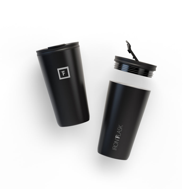 Iron Flask 16 Oz Classic 2.0 Tumbler Black | 862LZESID