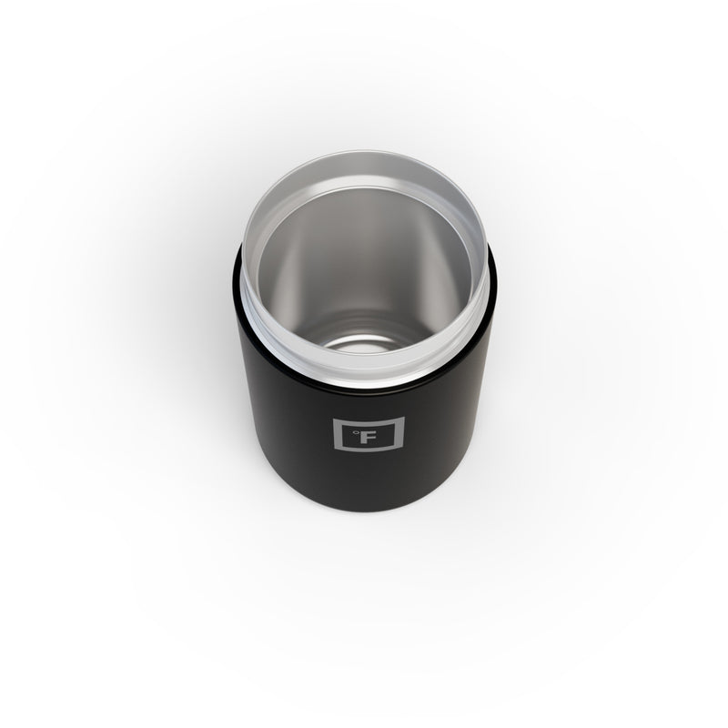 Iron Flask 16 Oz Food Jar Black | 437HQZLDG