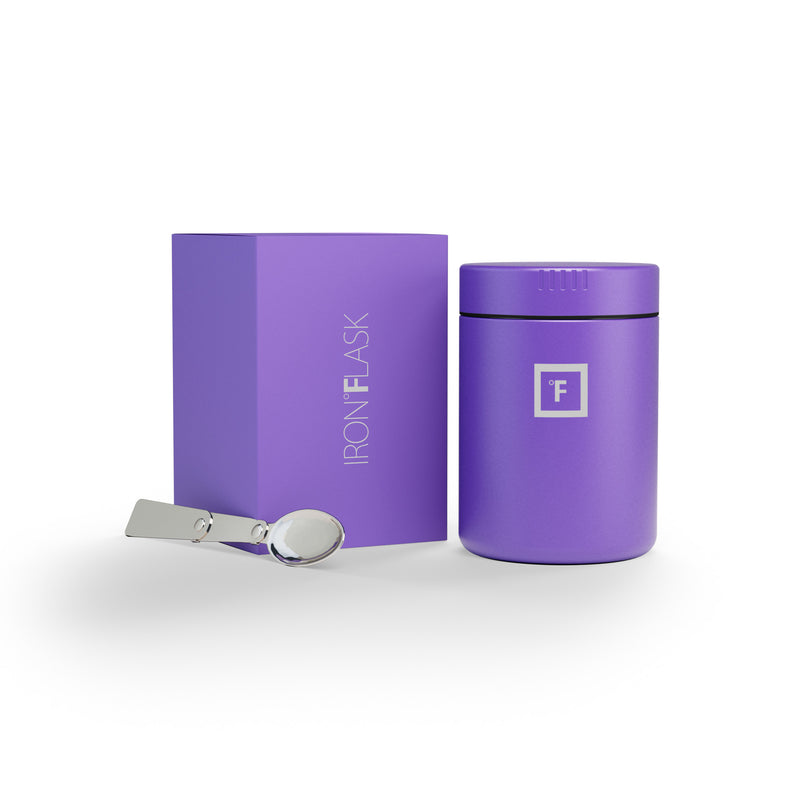 Iron Flask 16 Oz Food Jar Purple | 857FWSGVH