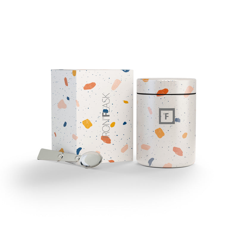 Iron Flask 16 Oz Food Jar Terrazzo | 230XEPLVG