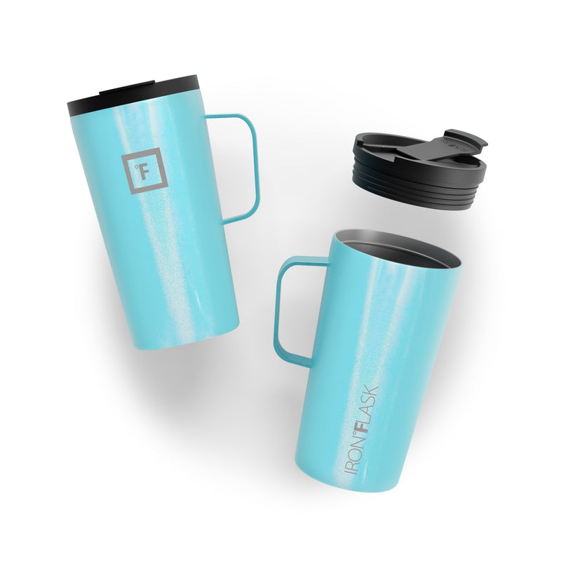 Iron Flask 16 Oz Grip Coffee 2.0 Mugs Arctic Glow | 845QAPLFJ