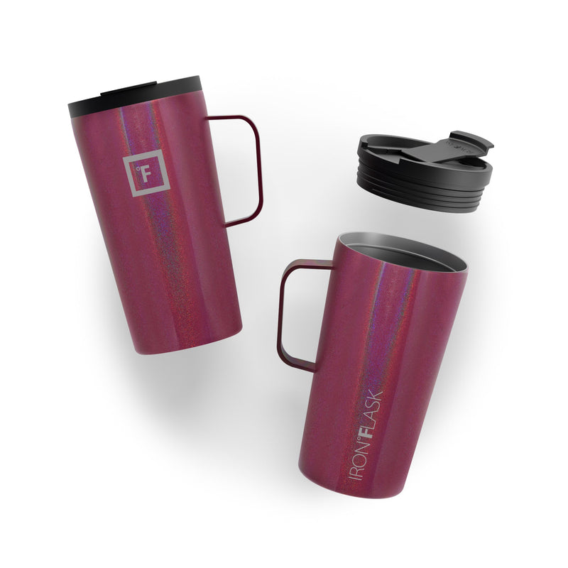 Iron Flask 16 Oz Grip Coffee 2.0 Mugs Burgundy | 408XRSNCM